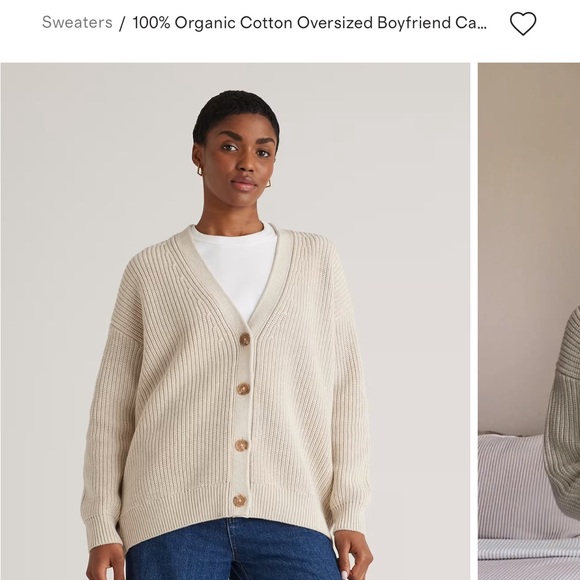 Quince Sage Green Cardigan - Picture 5 of 5